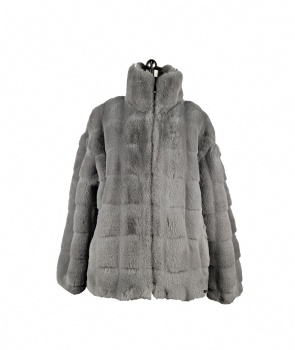 Faux Denmark mink coat BK019