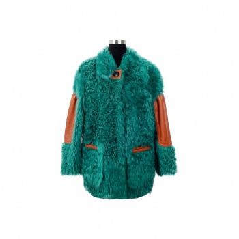 Toscana curly wool lamb shearling coat YW140